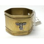 A WW2 Nazi German Army officers mess napkin ring.