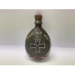 WW1 imperial German trench art water bottle.