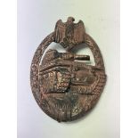 A WW2 German Panzer Assault badge. This is the bro