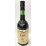 1982 bottle of Grahams late bottled vintage port.