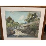 A.P.Thompson, RA, RSW exhibitior, framed watercolo