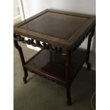 An Early 20th century Chinese hardwood occasional