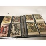 An album of approx 248 postcards of very good qual