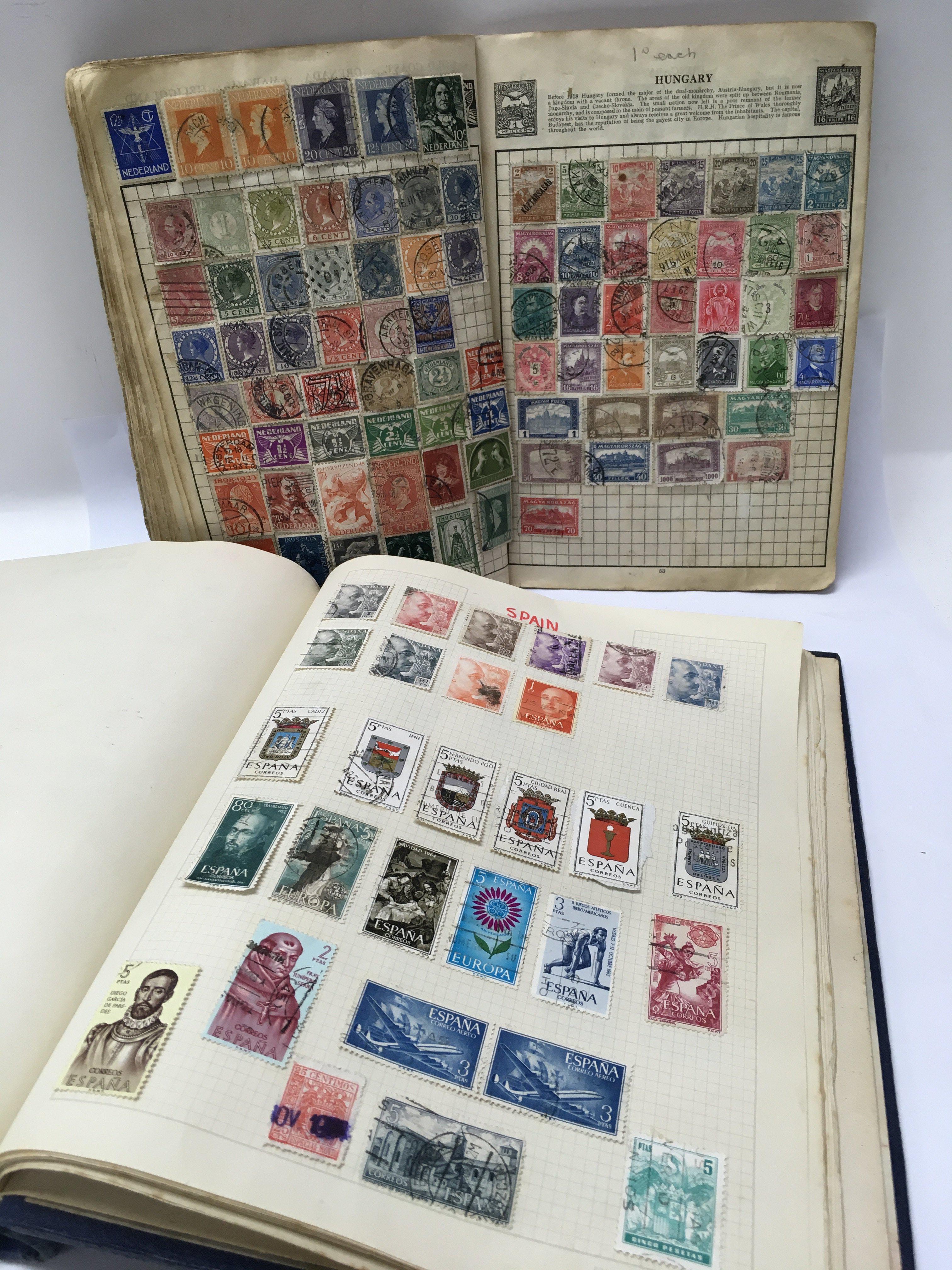 Two vintage stamp albums as pictured. - Image 3 of 4