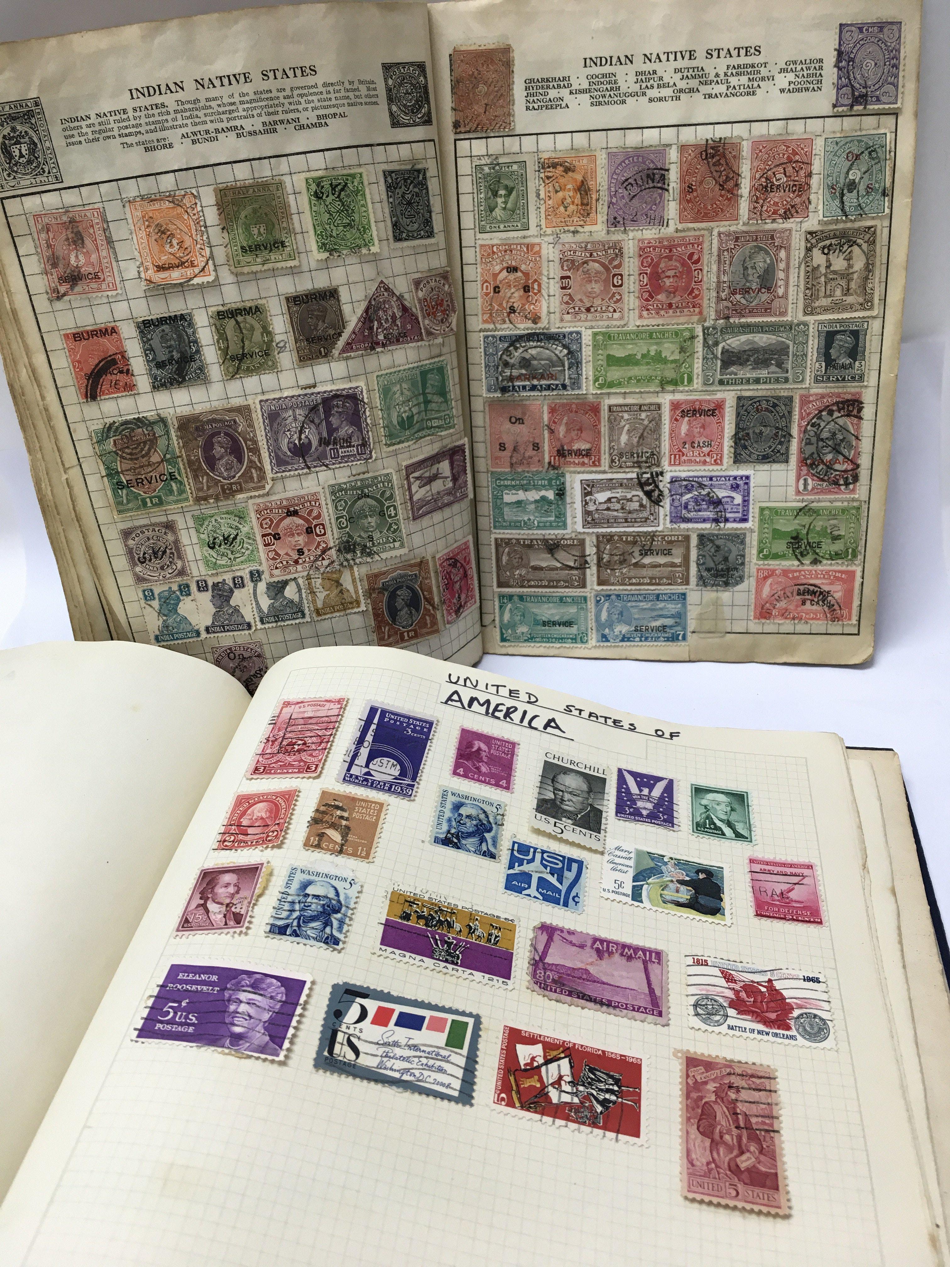 Two vintage stamp albums as pictured. - Image 4 of 4