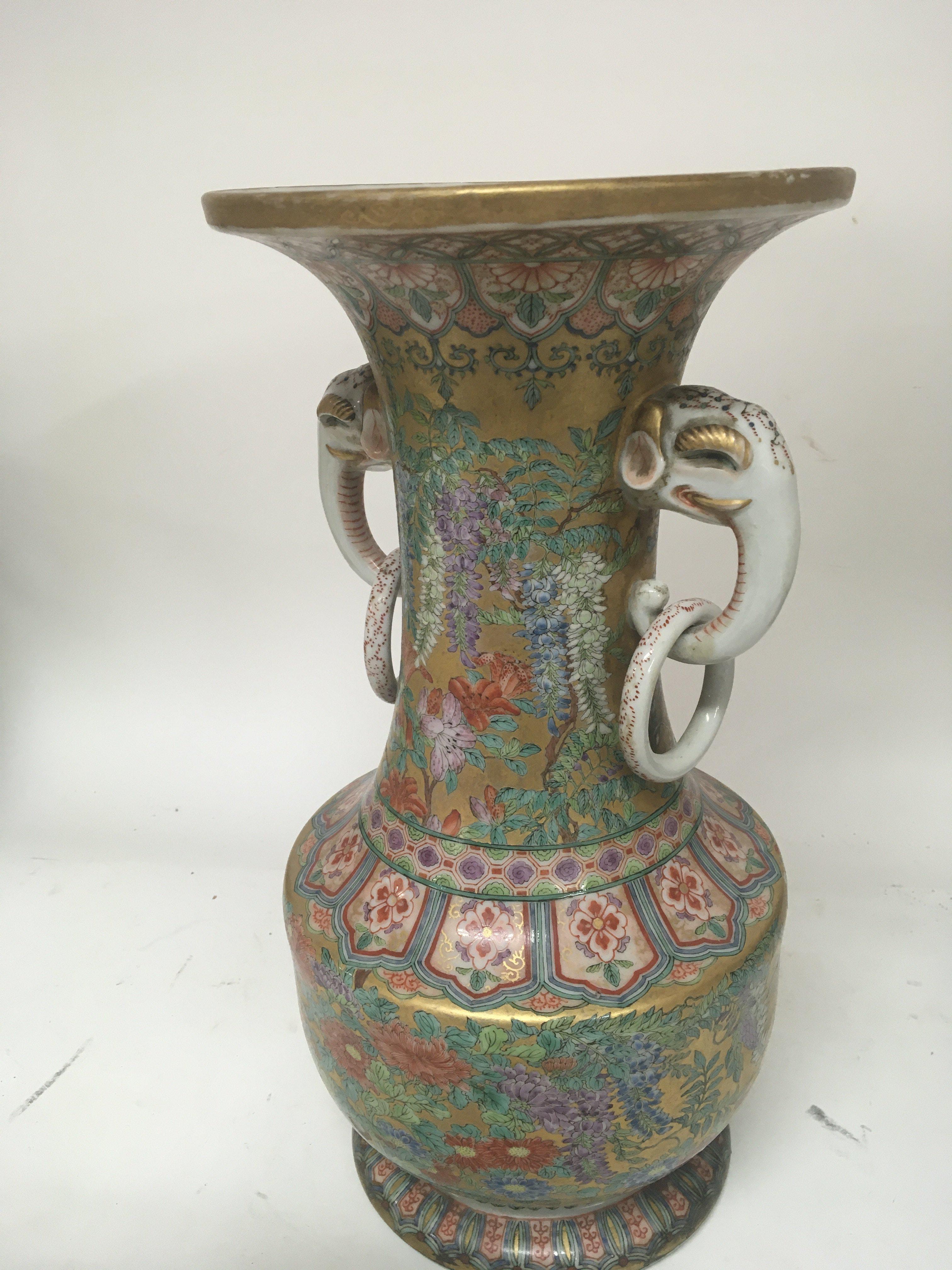 A Fine quality late 19th century Oriental vase wit - Image 5 of 7