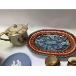 A collection of ceramics including some Wedgwood,