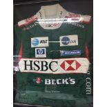 Racing Memorabilia history. The original Formula 1 racing suite worn by Mark Webber in the 2003