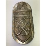 A WW2 German Narvik campaign shield, in unissued c