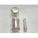 Cheroot holder and a 9ct mounted cheroot along wit