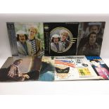 Seven Simon & Garfunkel and solo Paul Simon LPs including half speed masters, Japanese imports and