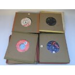 A collection of 7inch singles by various artists including T Rex, David Bowie, Mott The Hoople and