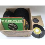 A collection of 7inch singles by various artists including The Beatles, Pink Floyd and others. NO