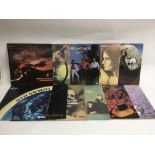 Eleven prog rock LPs by various artists including Gun, Hawkwind, Free, ELP and others.