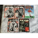 Day + Mason 1950s Football Annuals: Magazine style annuals for 50/51 and 51/52 plus FA Cup