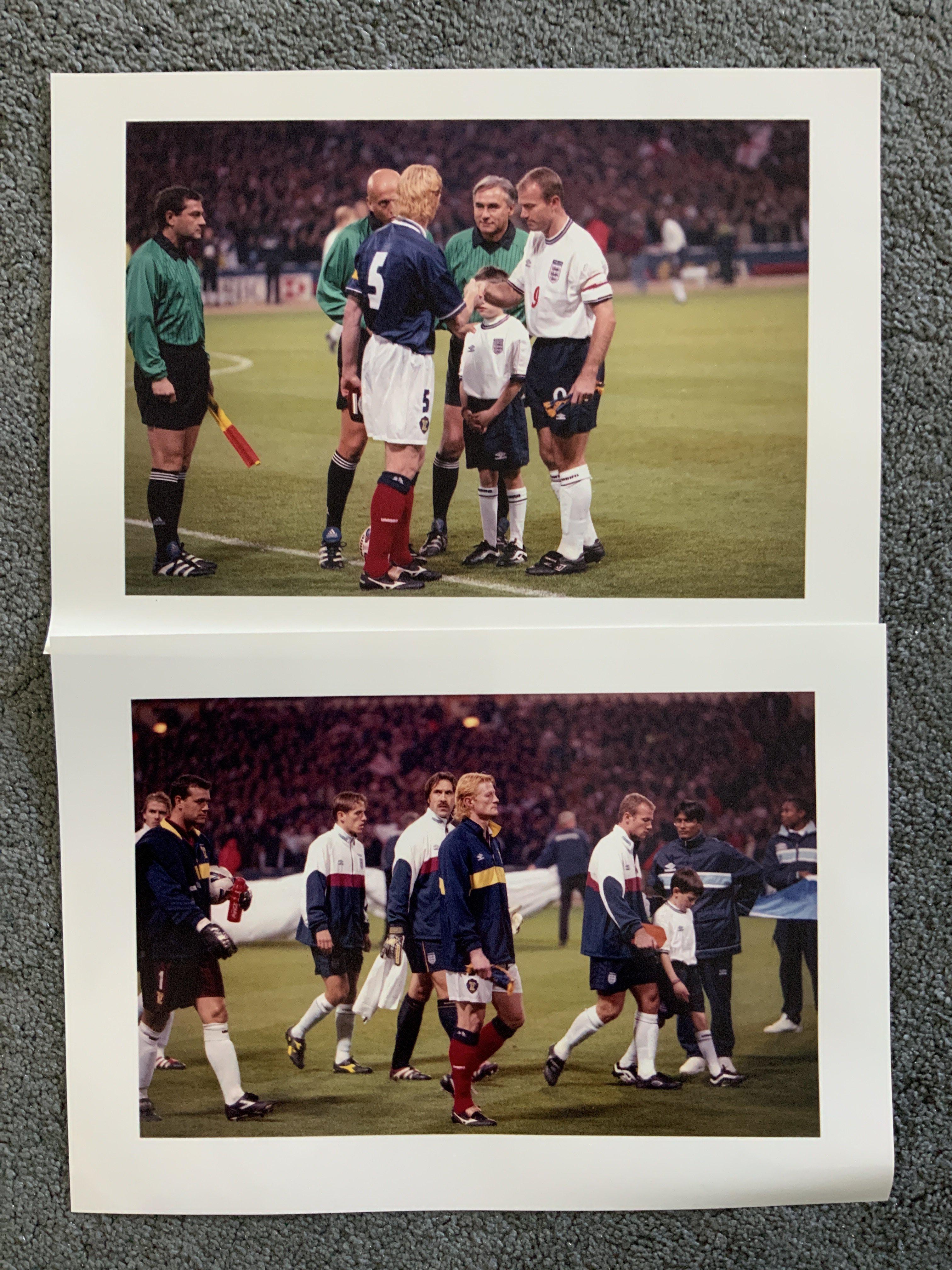 1999 England v Scotland Exchange Football Pennant: European Championship Play Off at Wembley on 17 - Image 2 of 2