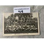 Plymouth Argyle 1922/1923 Football Team Postcard: Excellent condition with no writing to rear.