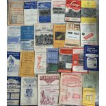 57/58 - 59/60 Complete Port Vale Away Football Programmes: 57/58 is complete with 25 programmes with