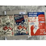 Scottish League v English League Football Programmes: 1949 1950 and 1965 Inter League matches in