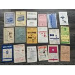 1960s Non League Football Programmes: Wide selection to include 55/56 Thetford v Kings Lynn and 57/