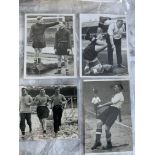 Tottenham 1940s Signed Football Press Photos: 8 x 6 inch black and white photos with press stamps. 3