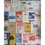 55/56 Port Vale Away Football Programmes: Complete with 22 programmes in very good condition with
