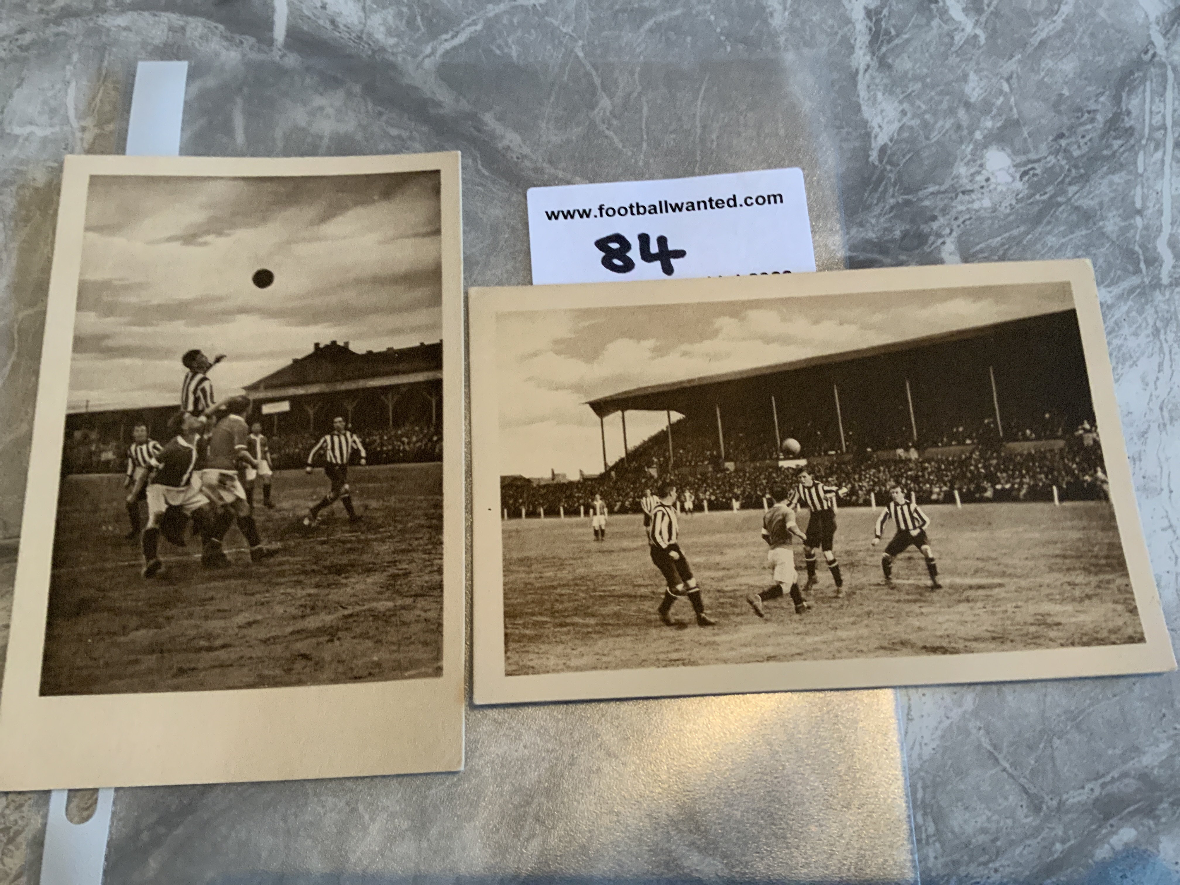 1913 Sunderland Hungary Tour Football Postcards: Excellent condition with message and address to one