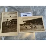 1913 Sunderland Hungary Tour Football Postcards: Excellent condition with message and address to one