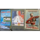 Football Poster Collection: Three large excellent condition posters to include South American Cup
