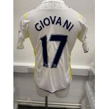 Tottenham 2009/2010 Match Issued Football Shirt: White short sleeve home shirt made by Puma with