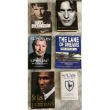 Tottenham Signed Football Books: Undedicated signed books of Les Ferdinand Clive Allen Teddy