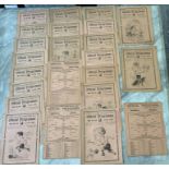 1934/1935 Tottenham Complete Home Football Programmes: London Combination matches are single