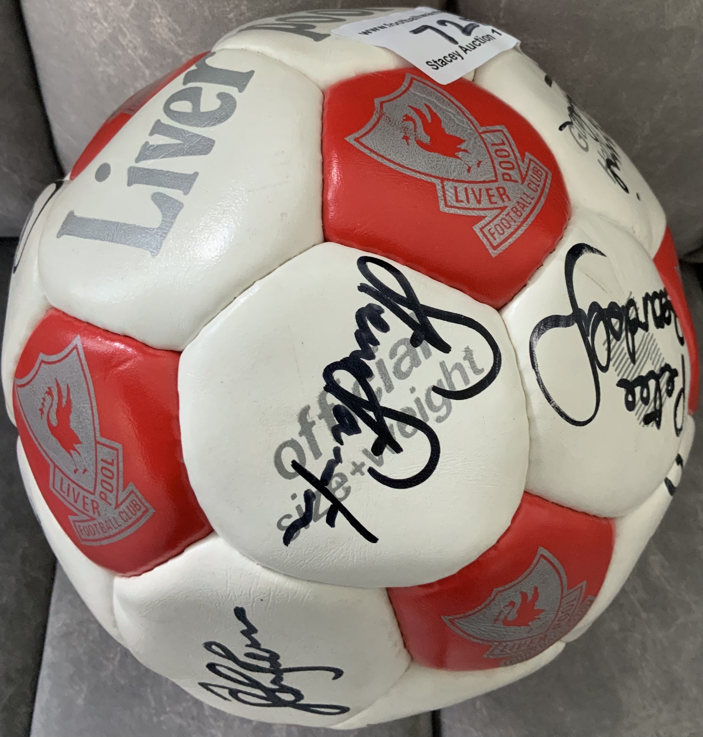 Liverpool 88/89 FA Cup Winners Signed Football: Official Liverpool ball with genuine autographs - Image 5 of 5