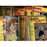 Football Magazine Collection: Includes 28 early editions of Charles Buchan, 23 x Striker and a