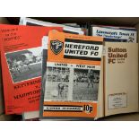 Non League Football Programmes: Mainly 70s onwards with a few earlier. Mainly good with instructions