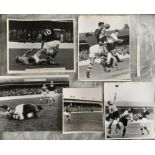 Chelmsford City 40s + 50s Football Press Photos: Original black and white photos of matches v