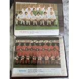 Football Team Group Magazine Pictures: Removed from Football League Reviews in the late 60s +