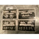 Sheffield Wednesday Pre War Football Team Postcards: All with a Wilkes press stamp to rear and