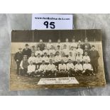 1904/1905 Tottenham Football Team Postcard: Squad pictured with what we believe is the Western
