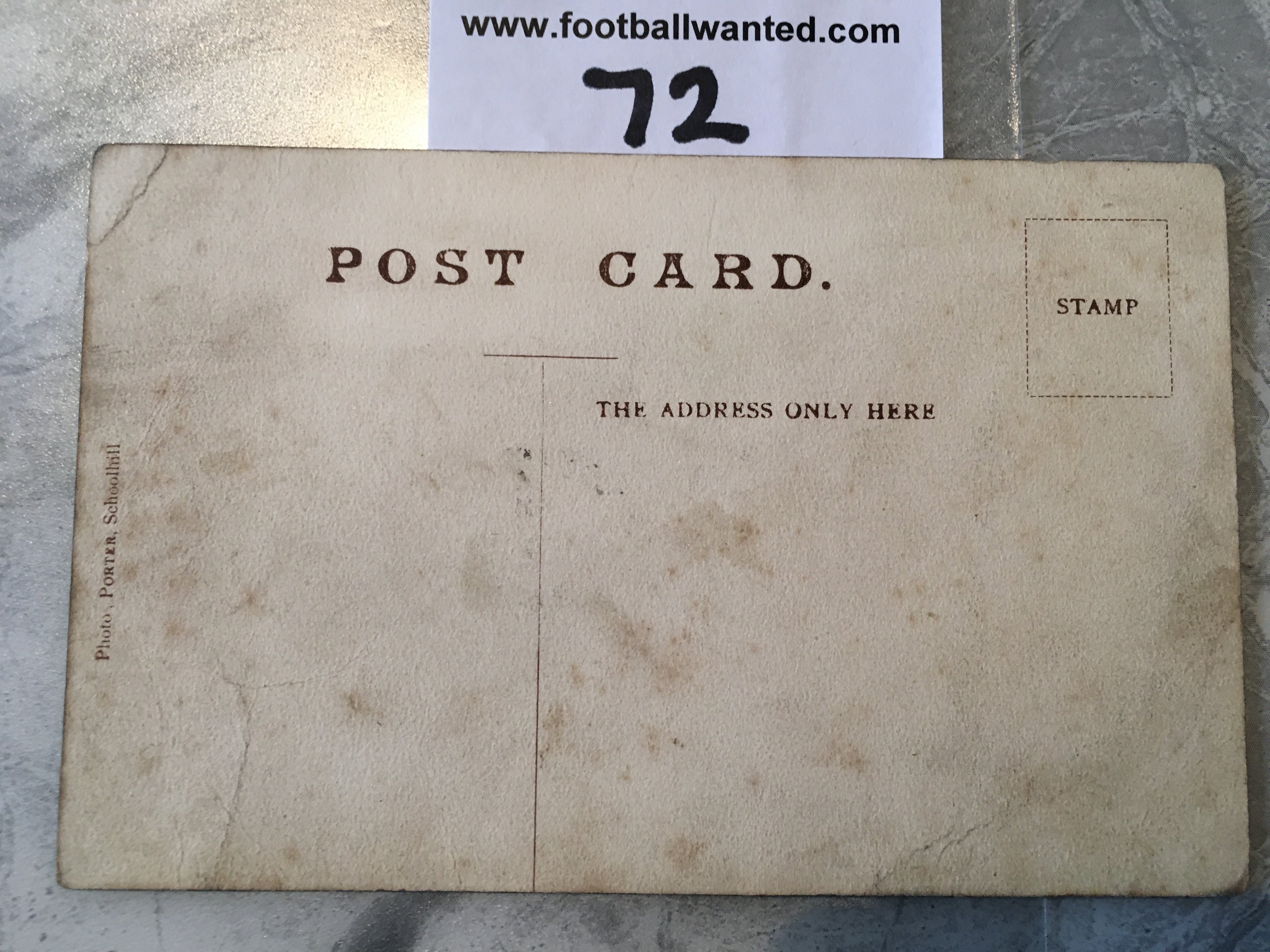 Aberdeen Pre 1st World War Football Team Postcard: Good condition with no writing to rear. No - Bild 2 aus 2