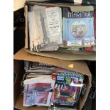 Grimsby Town Home Football Programmes: Large quantity from the 60s onwards. (2 boxes)