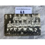 Ipswich Town 1924/1925 Football Team Postcard: Fair condition with players names written to rear.