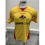Watford 2006/2007 Match Worn Football Shirt: Worn for the match v Arsenal on 26 12 2006. Number 8