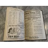 Fulham 48/49 Bound Volume Of Football Programmes: 1st team matches with covers bound at a later date