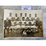 1957 Celtic Team Group Football Press Photo: Original black and white 10 x 8 inch photo of the