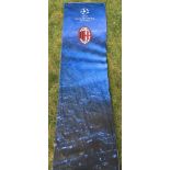 AC Milan Official Champions League UEFA Football Banner: Large 2200 x 600mm banner with rubber frame