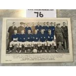 Glasgow Rangers 1917/1918 Football Team Postcard: Good condition with no writing to rear. Rare to