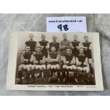 1920/1921 Burnley (Champions) Football Team Postcard: Excellent condition stating League Record