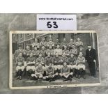 Liverpool 1913/1914 Football Team Postcard: Fair condition with tiny mark and imperfect corners.