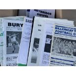 West Ham Away Friendly Football Programmes: Includes team sheets and non league teams from the 60s